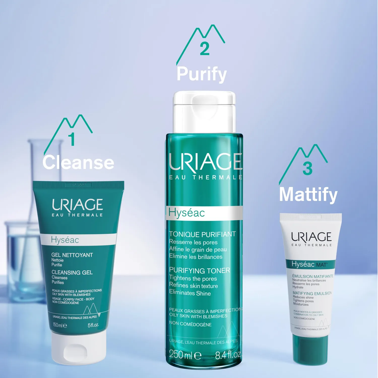 Uriage Hyséac Tonico purificante 250 ml pelli grasse
