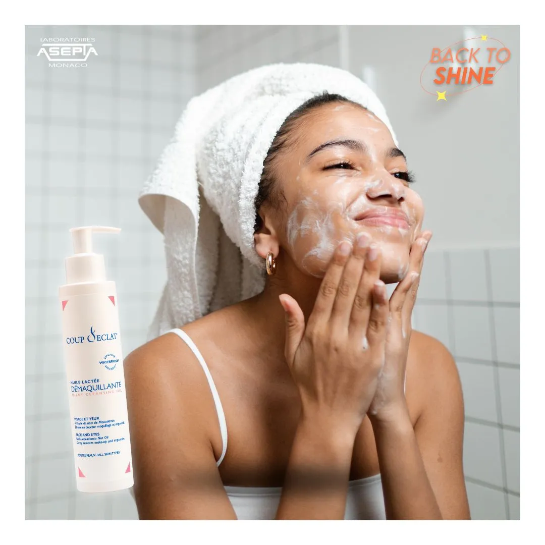 Coup d'Eclat olio latte struccante viso doppia texture
