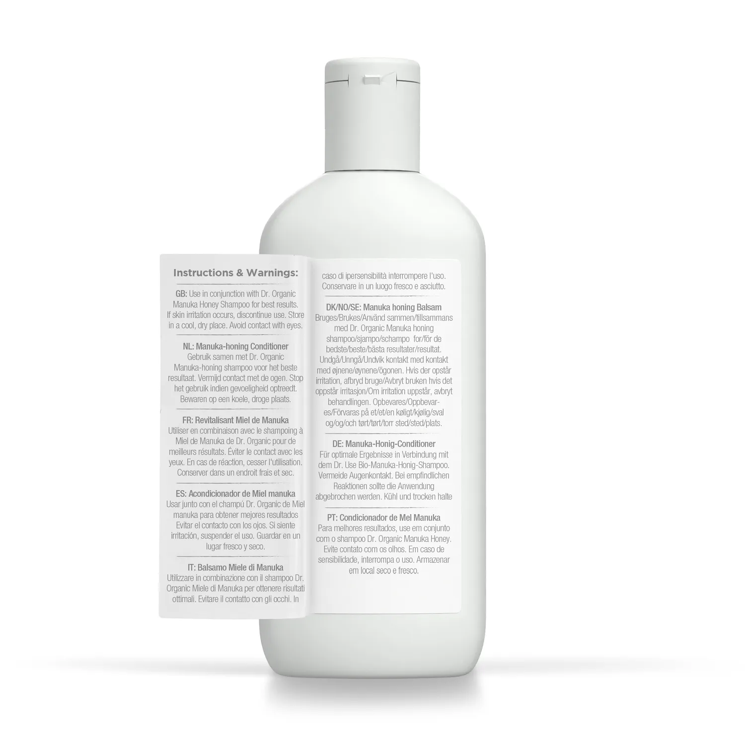 Dr Organic Manuka Honey Balsamo capelli 265ml riparatore