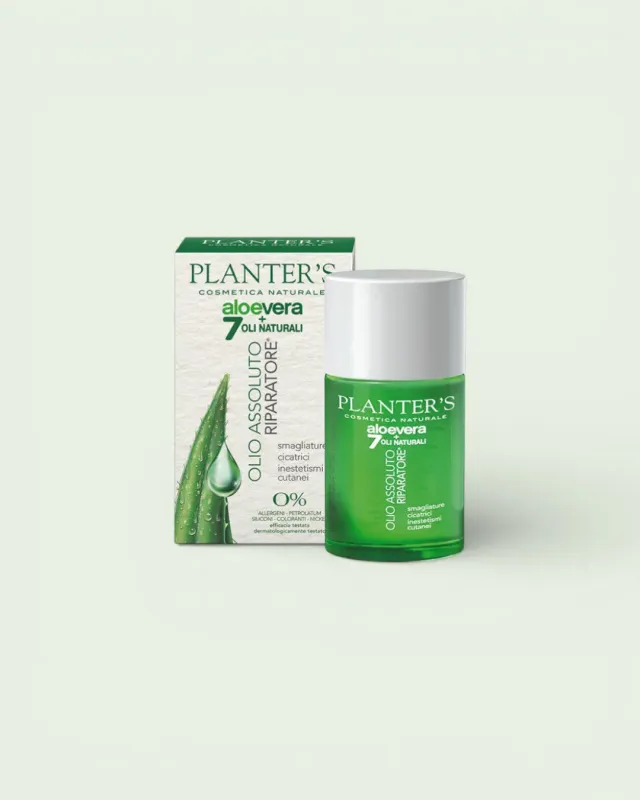 Planter's Aloe Olio Assoluto Riparatore viso corpo elasticizz.