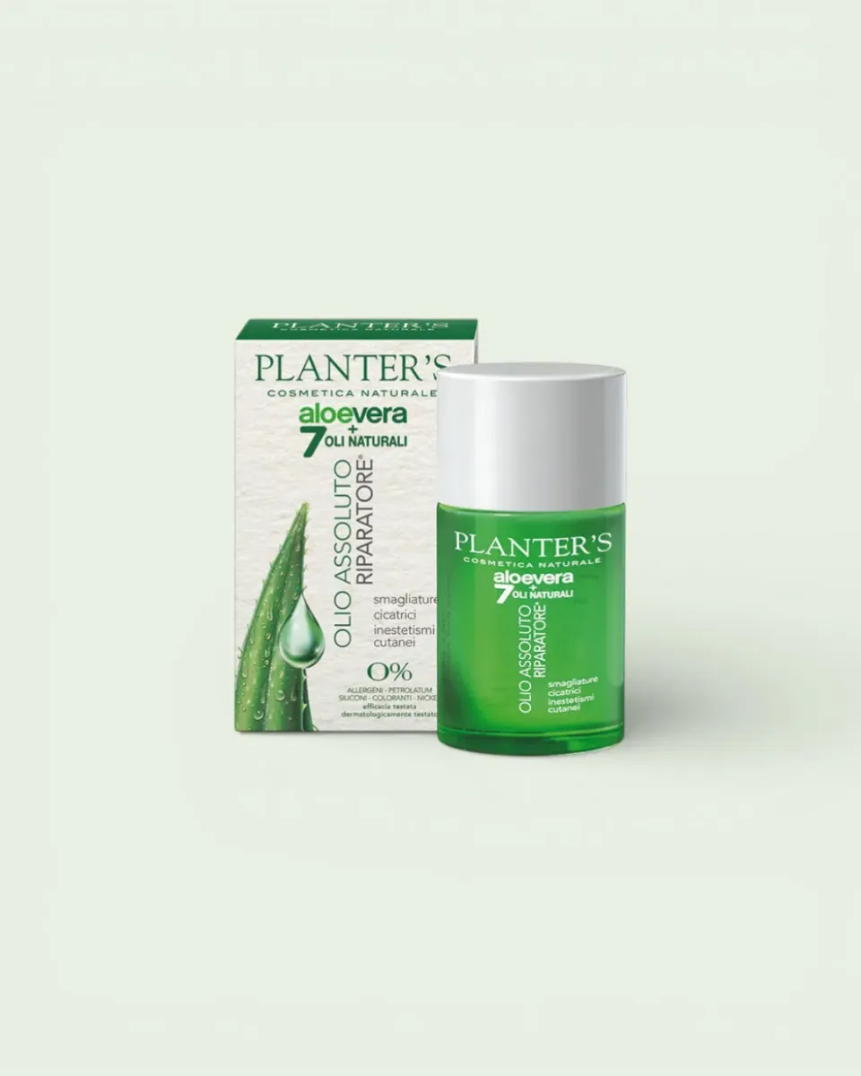 Planter's Aloe Olio Assoluto Riparatore viso corpo elasticizz.