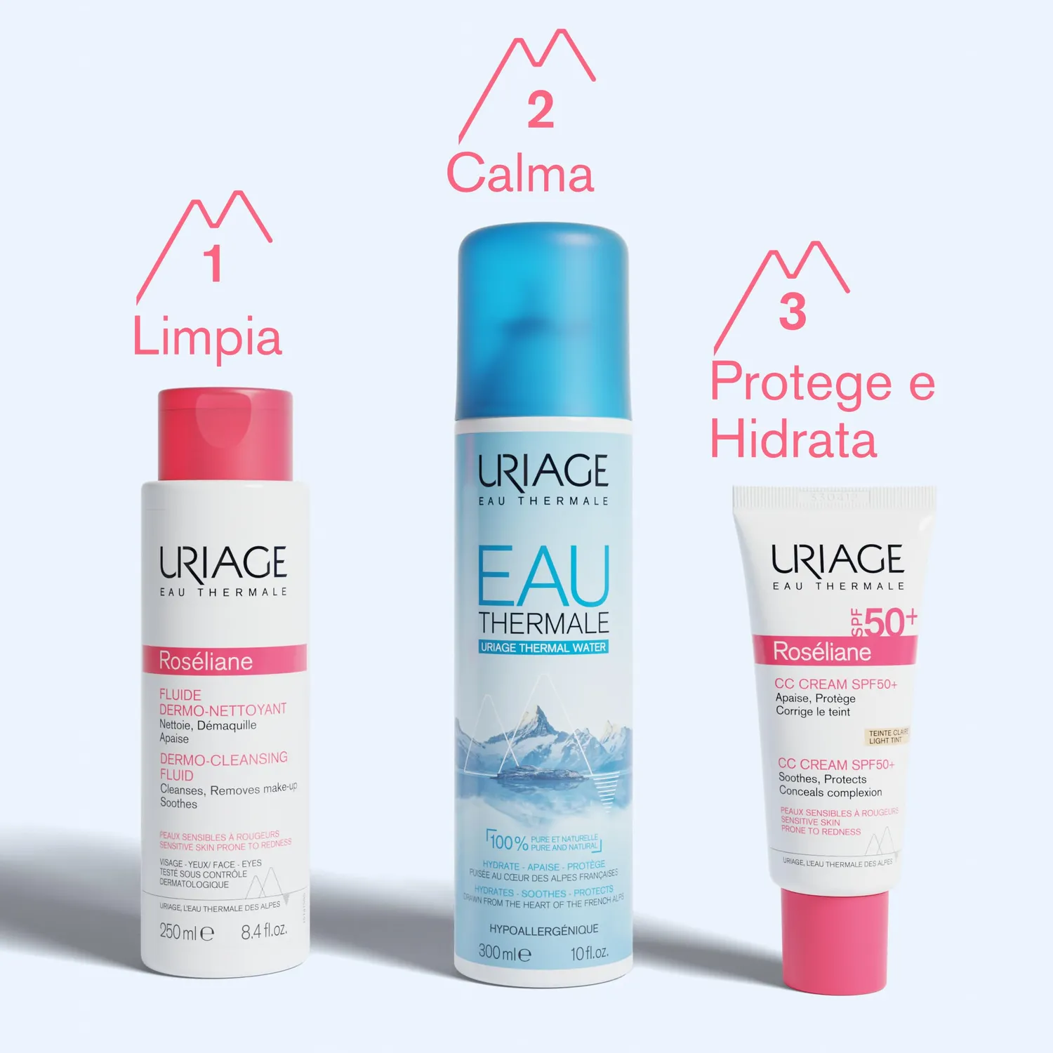 Uriage Roseliane Crema Colorata Chiara SPF50+ 40 ml Rossori