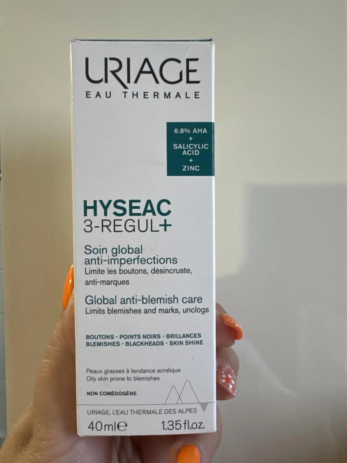 Uriage Hyseac 3-Regul+ crema anti-imperfezioni zinco opacizzante