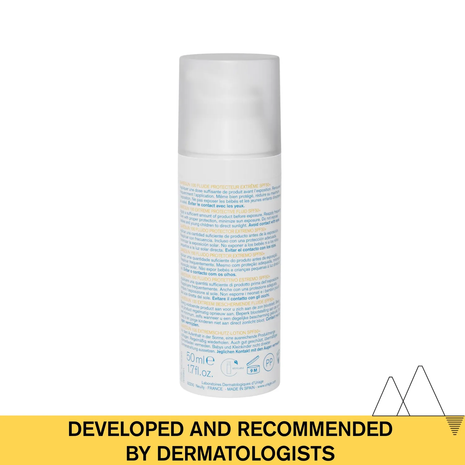 Uriage Bariésun 100 Fluido Viso SPF50+ non profumato