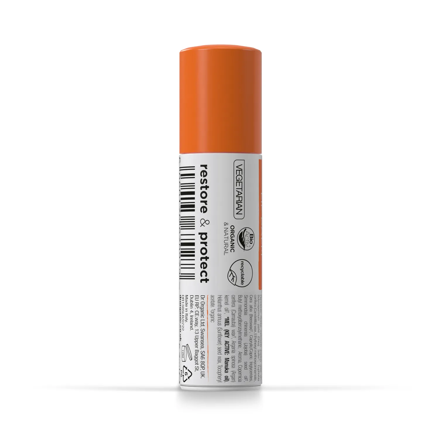 Dr Organic Manuka Honey balsamo labbra 5,7ml SPF15
