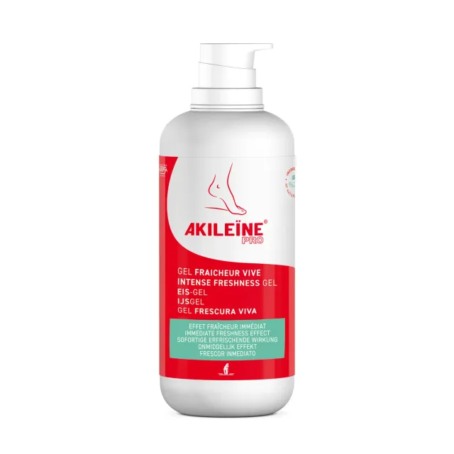 Akileïne Rosso Gel Fraîcheur Vive piedi affaticati fresco