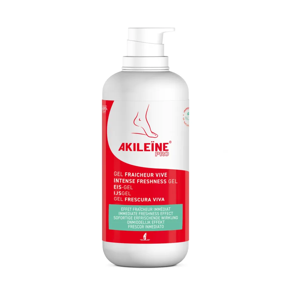 Akileïne Rosso Gel Fraîcheur Vive piedi affaticati fresco