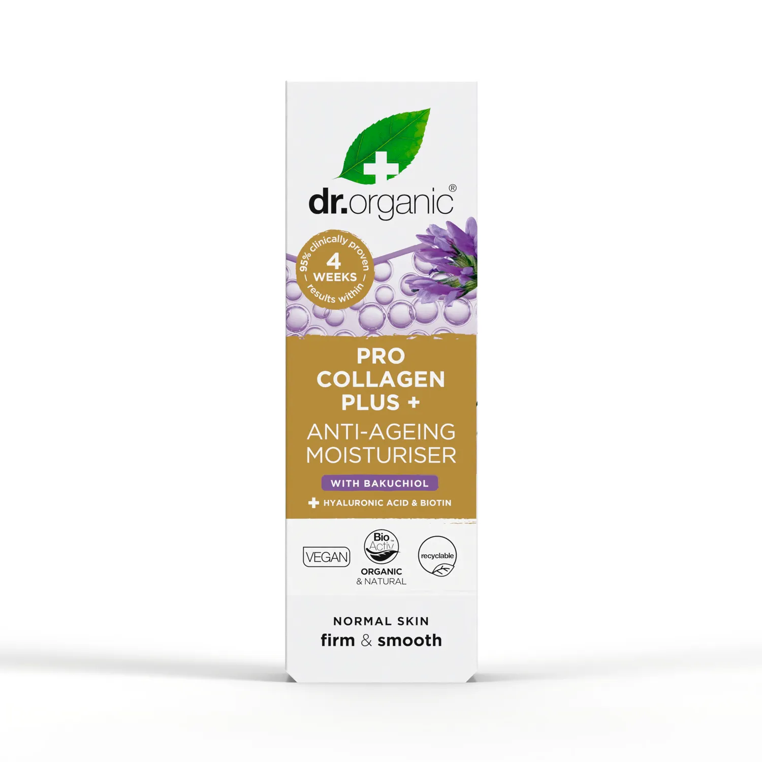 Dr Organic Pro Collagen Plus Bakuchiol crema viso 50ml idratante