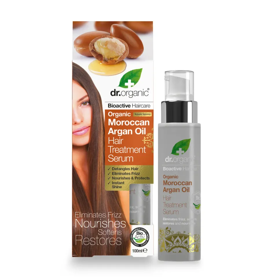 Dr Organic Moroccan Argan Siero Capelli 100ml Anticrespo