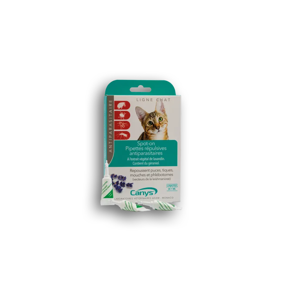 Canys Spot-On antiparassitario gatto repellente