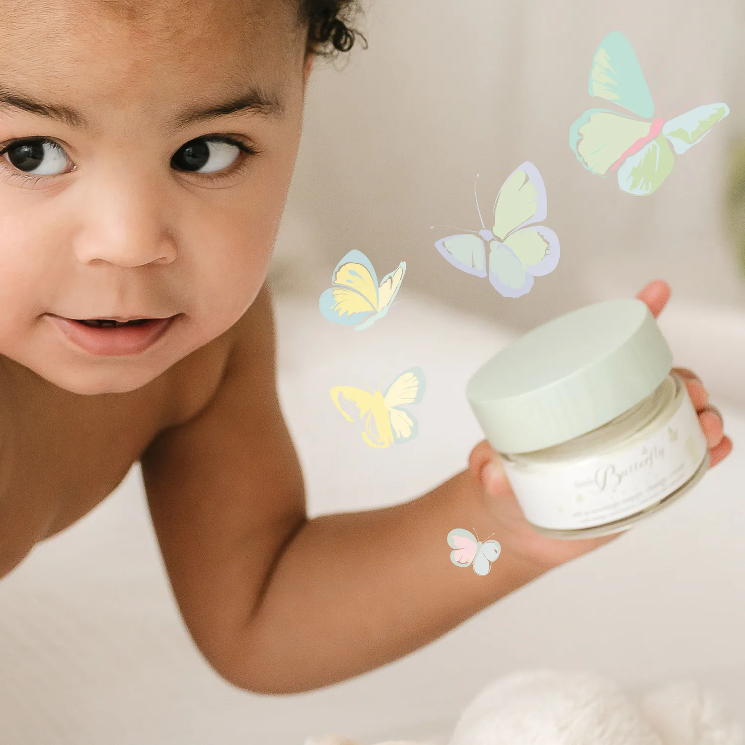Little Butterfly Baby's Daily Protection Ritual set neonato bio
