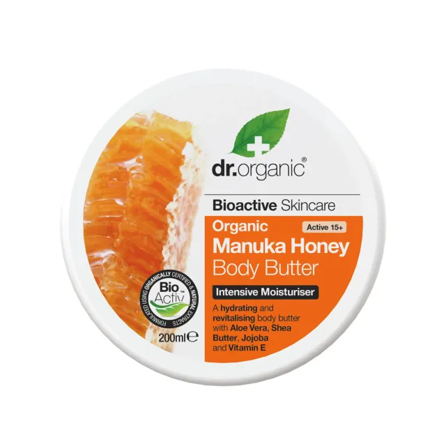 Dr Organic Manuka Honey Burro Corpo 200ml Miele Manuka