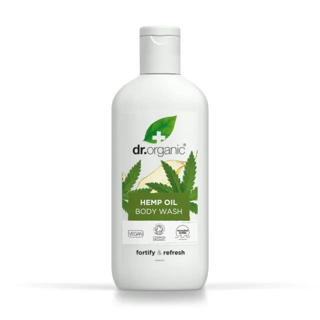 Dr Organic Hemp Rescue bagnodoccia olio canapa 250ml rivitalizzante