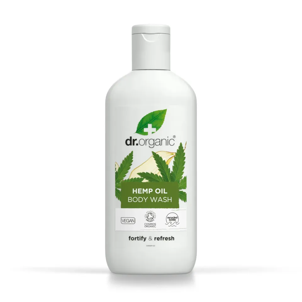 Dr Organic Hemp Rescue bagnodoccia olio canapa 250ml rivitalizzante