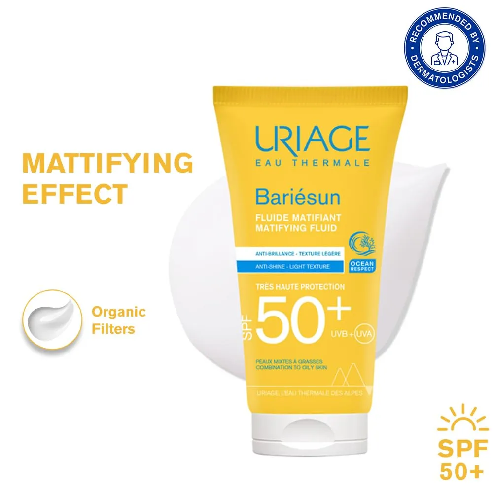 Uriage Bariésun Fluido Opaco Solare SPF50+ 50 ml Sebo