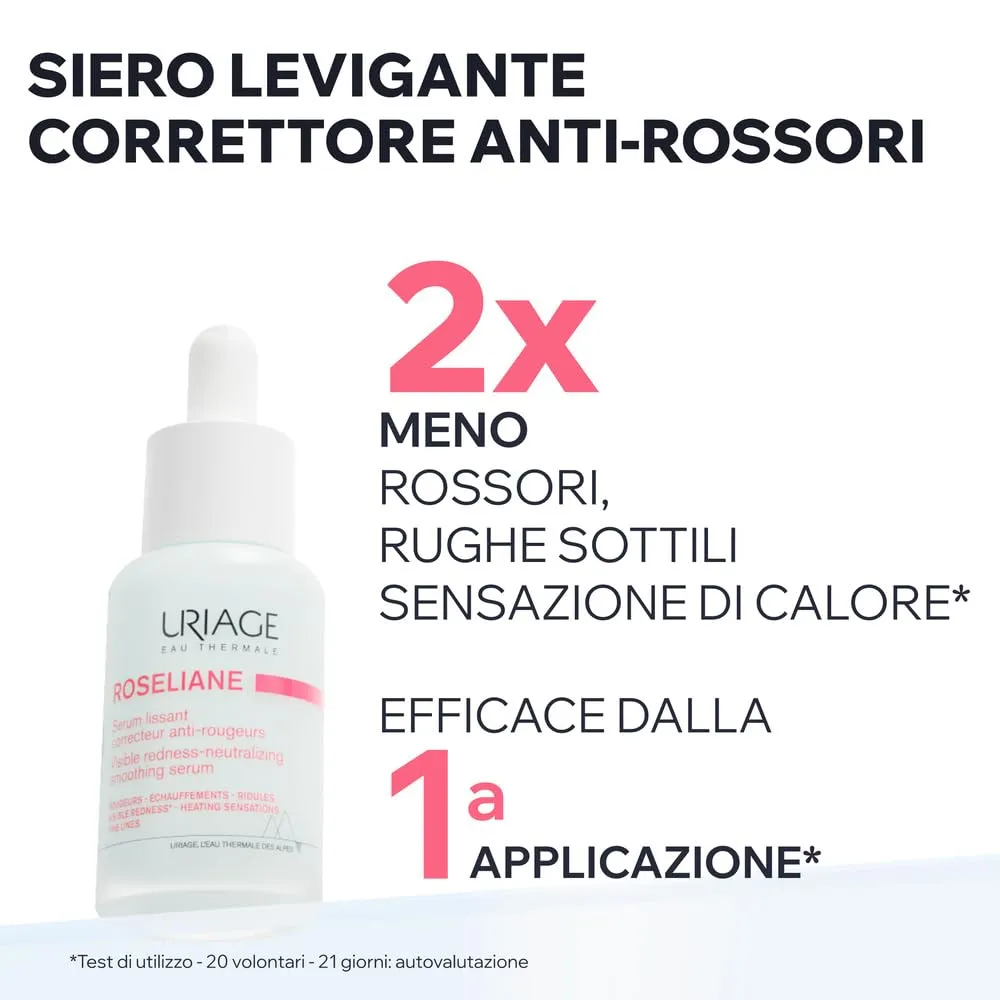 Uriage Roseliane siero levigante anti-rossori 30 ml lenitivo