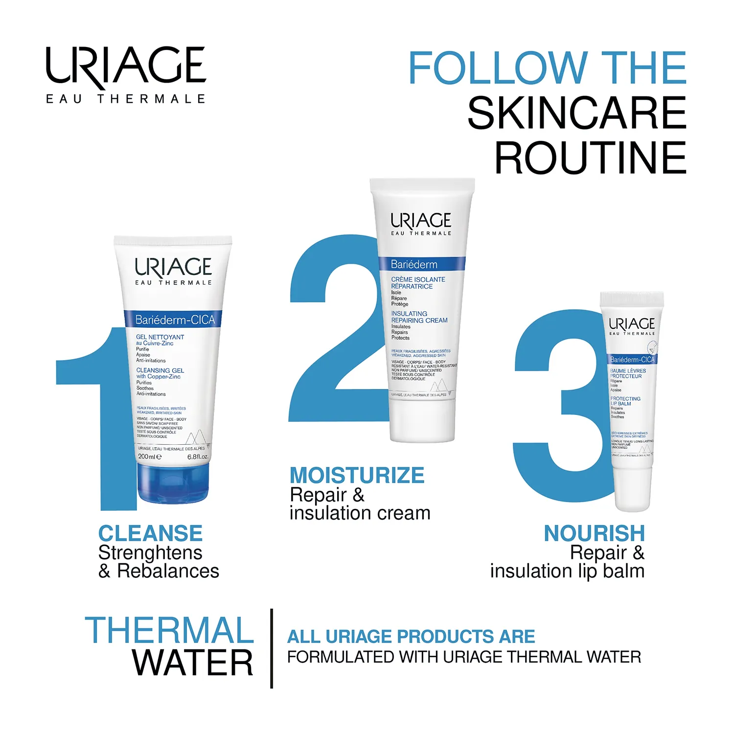 Uriage Bariéderm Crema Isolante Riparatrice 75 ml