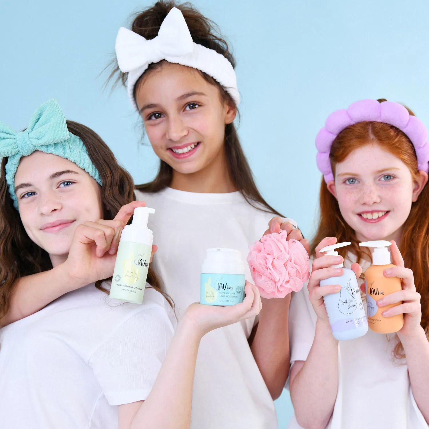 LavKids Set Completo Viso Doccia bimbi mousse crema 5 pezzi