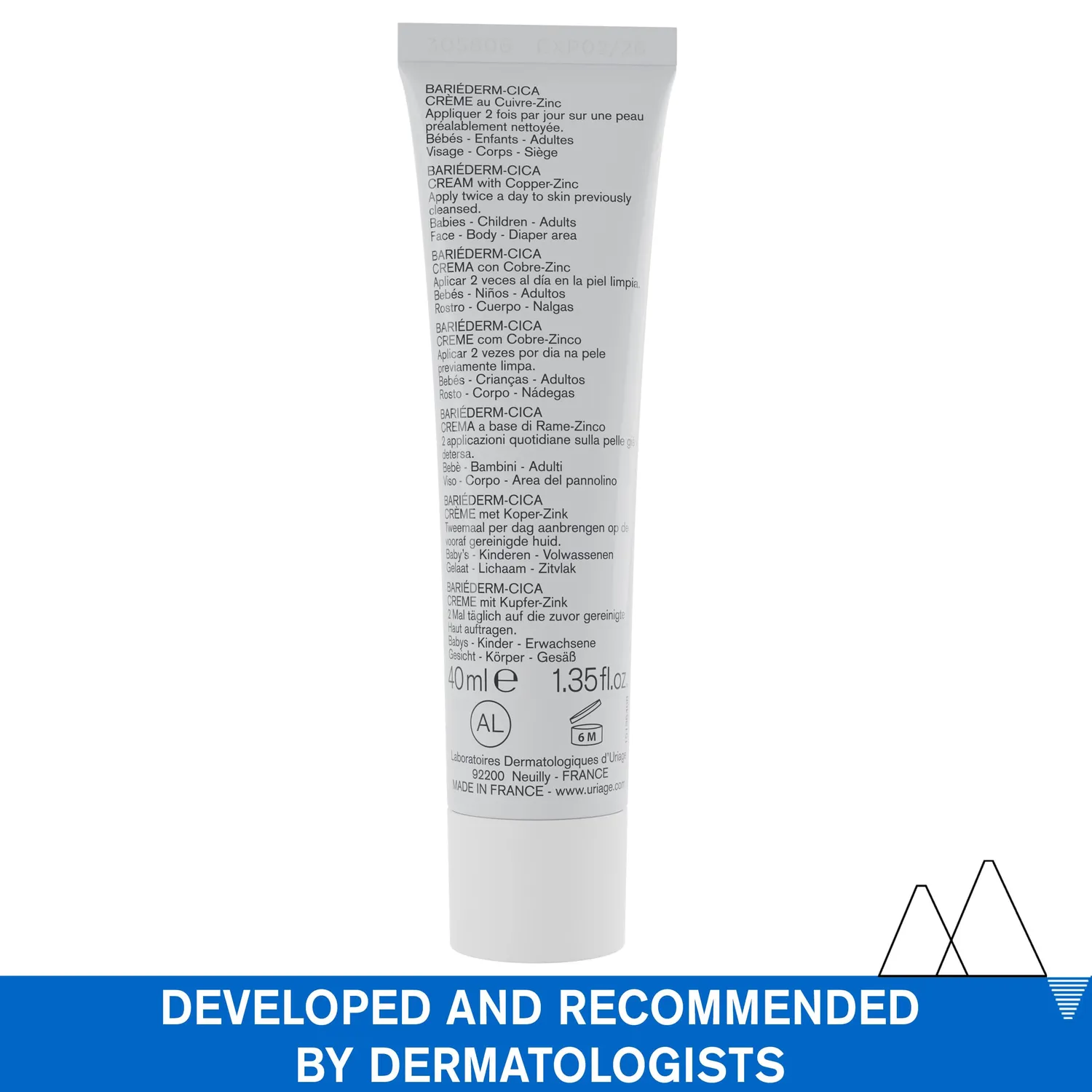 Uriage Bariéderm-Cica cica-crema 40 ml purificante
