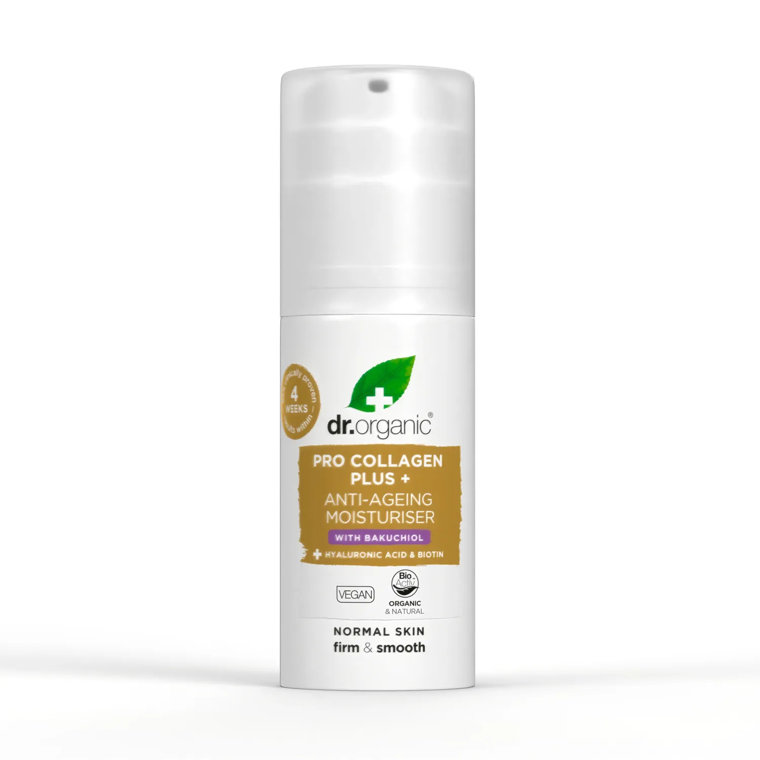 Dr Organic Pro Collagen Plus Bakuchiol crema viso 50ml idratante