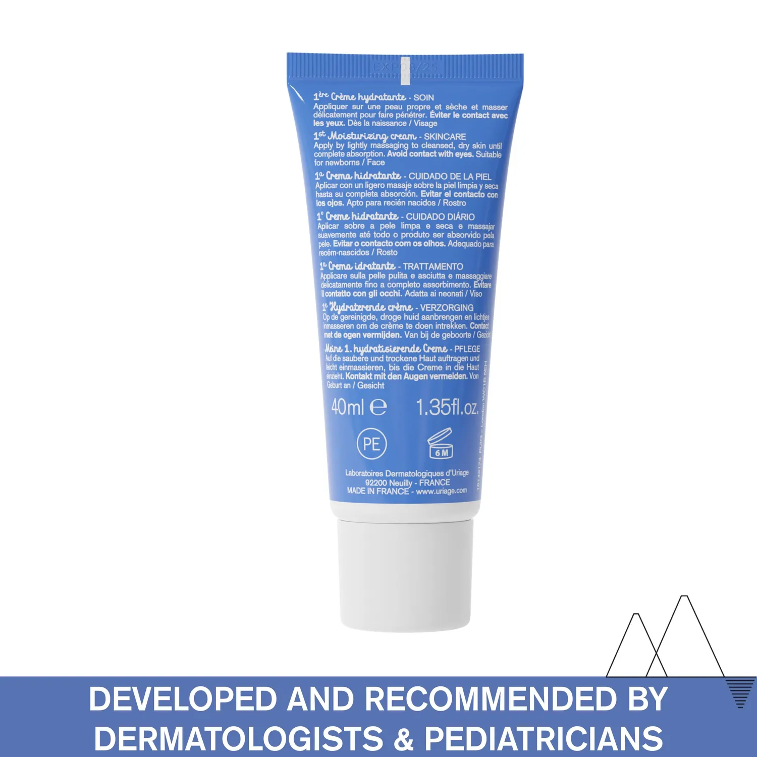 Uriage Bébé Crema Idratante Viso 40ml karité