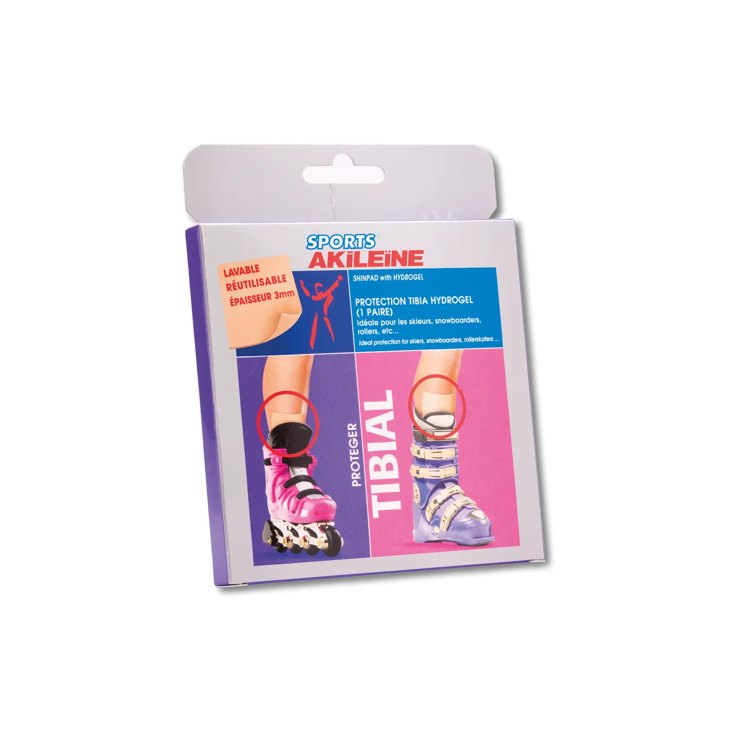 Sports Akileïne Tibial Crema Stinchi Sportivi