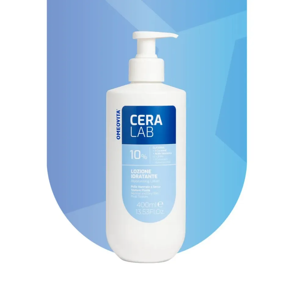 Omeovita CeraLab Lozione Idratante corpo e viso pelli secche