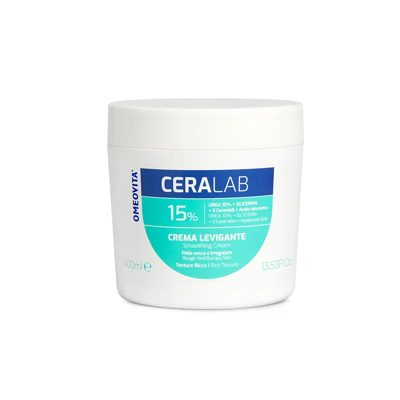 Omeovita CeraLab Crema Levigante corpo urea 10% esfoliante