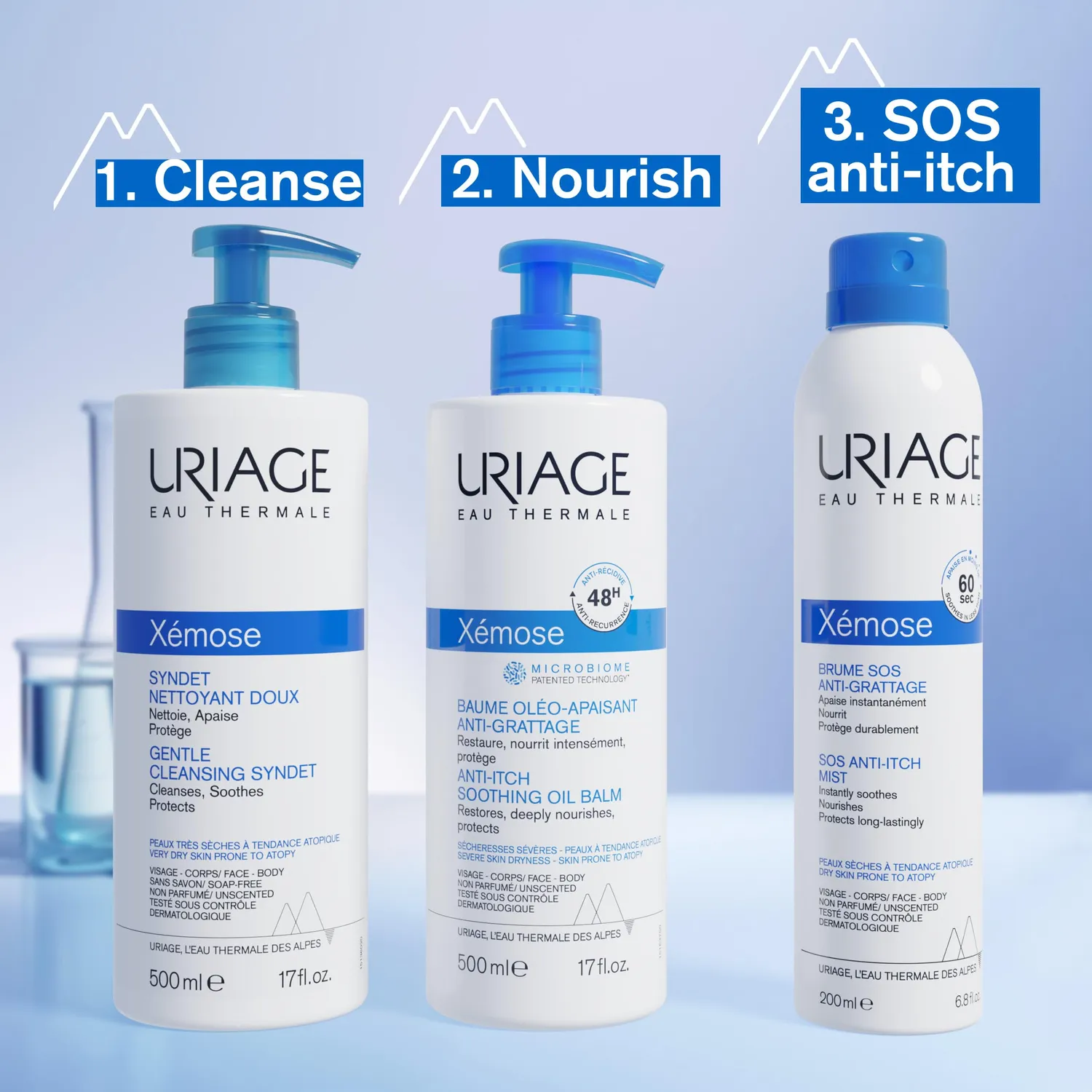 Uriage Xémose Spray Corpo Sos Anti-Prurito Burro Karité