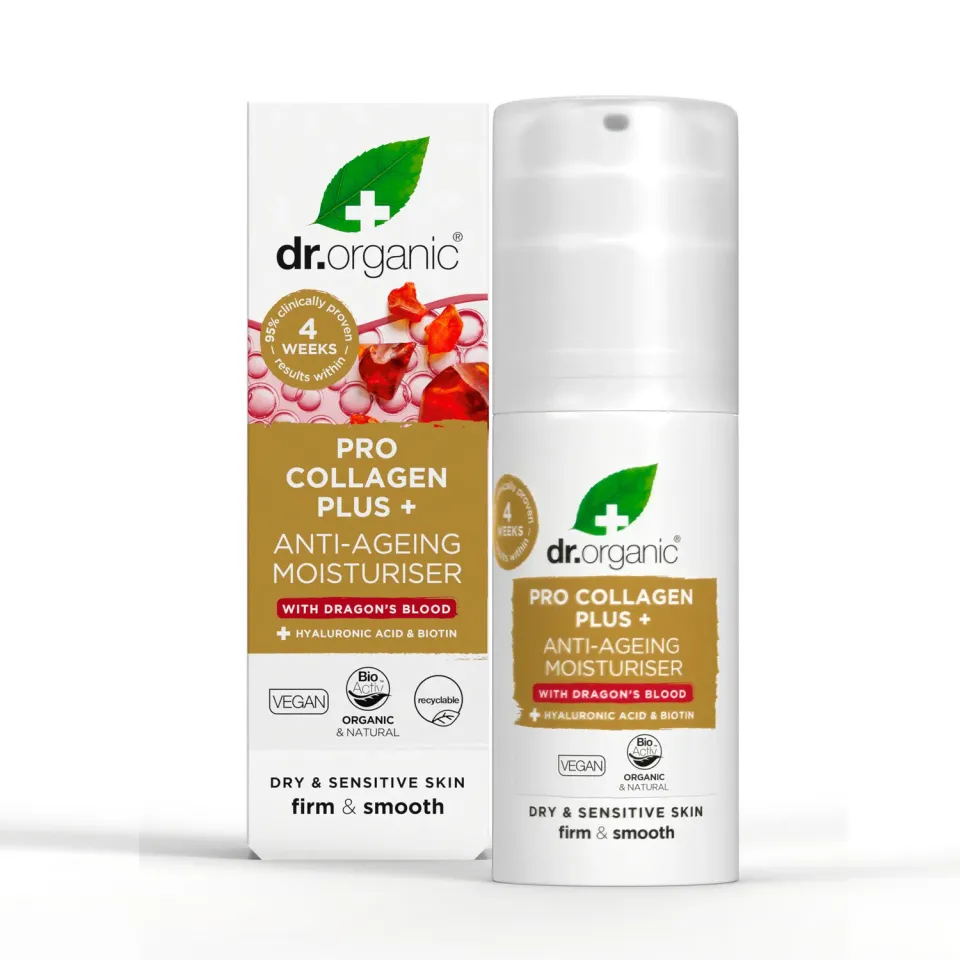 Dr Organic Pro Collagen Plus+ Crema Viso 50ml Sangue di Drago