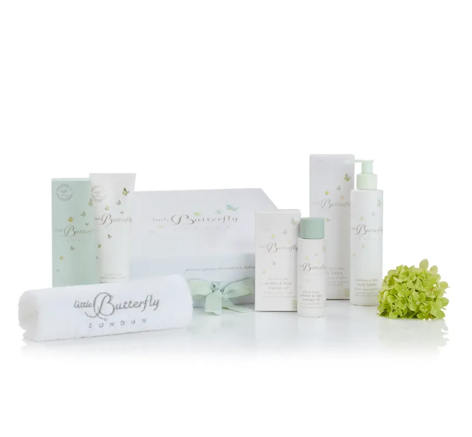Little Butterfly Pamper Gift Box cofanetto mamma 3 pezzi bio