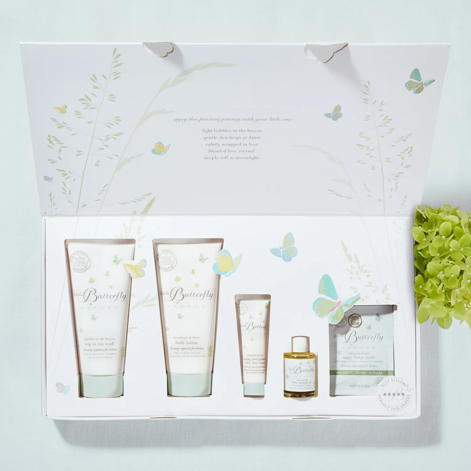 Little Butterfly Journey of Discovery set neonato 5 pezzi bio