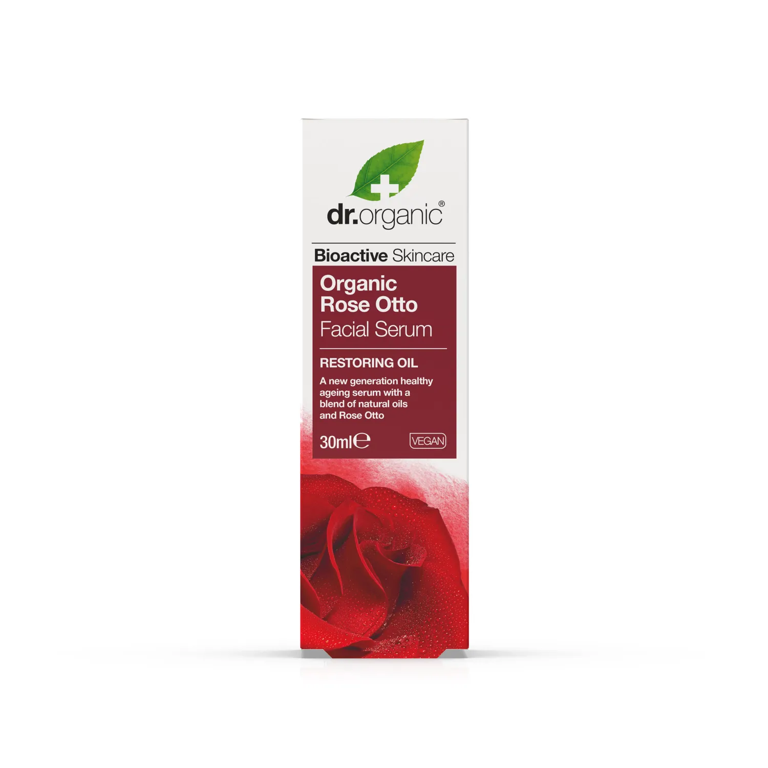 Dr Organic Rose Otto siero viso 30ml tonificante antiage