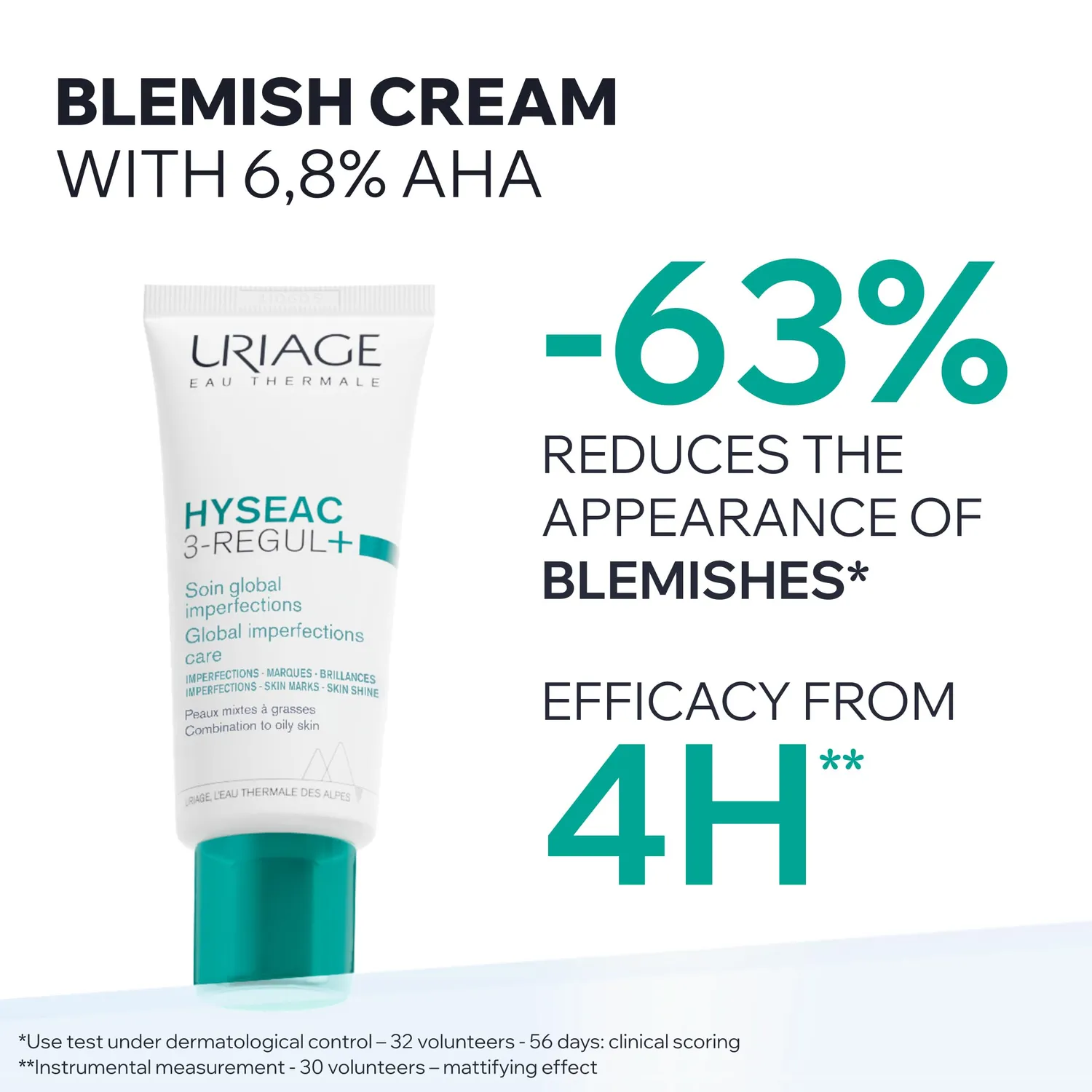 Uriage Hyseac 3-Regul+ crema anti-imperfezioni zinco opacizzante
