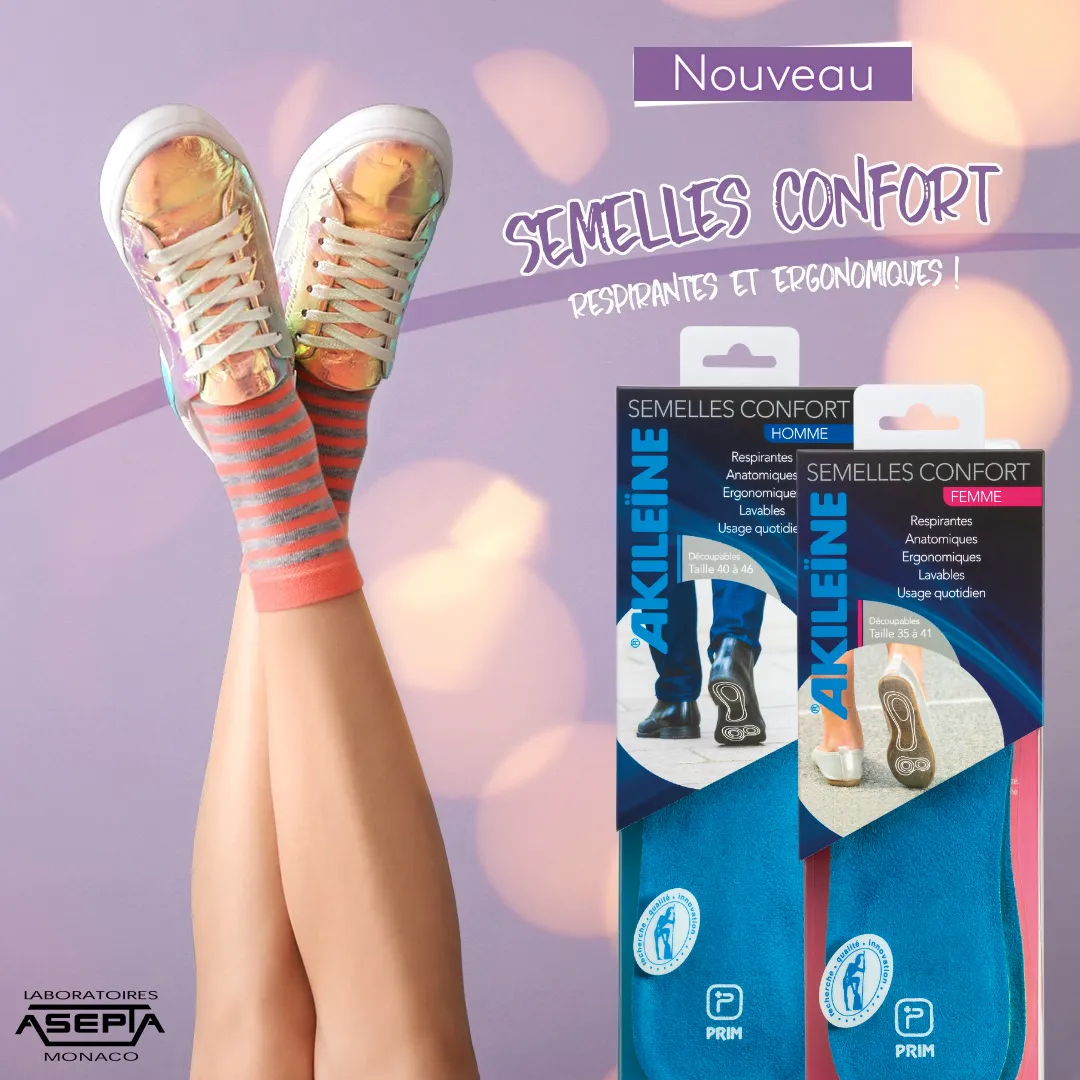 Akileïne Podoprotezione Solette Comfort quotidiane