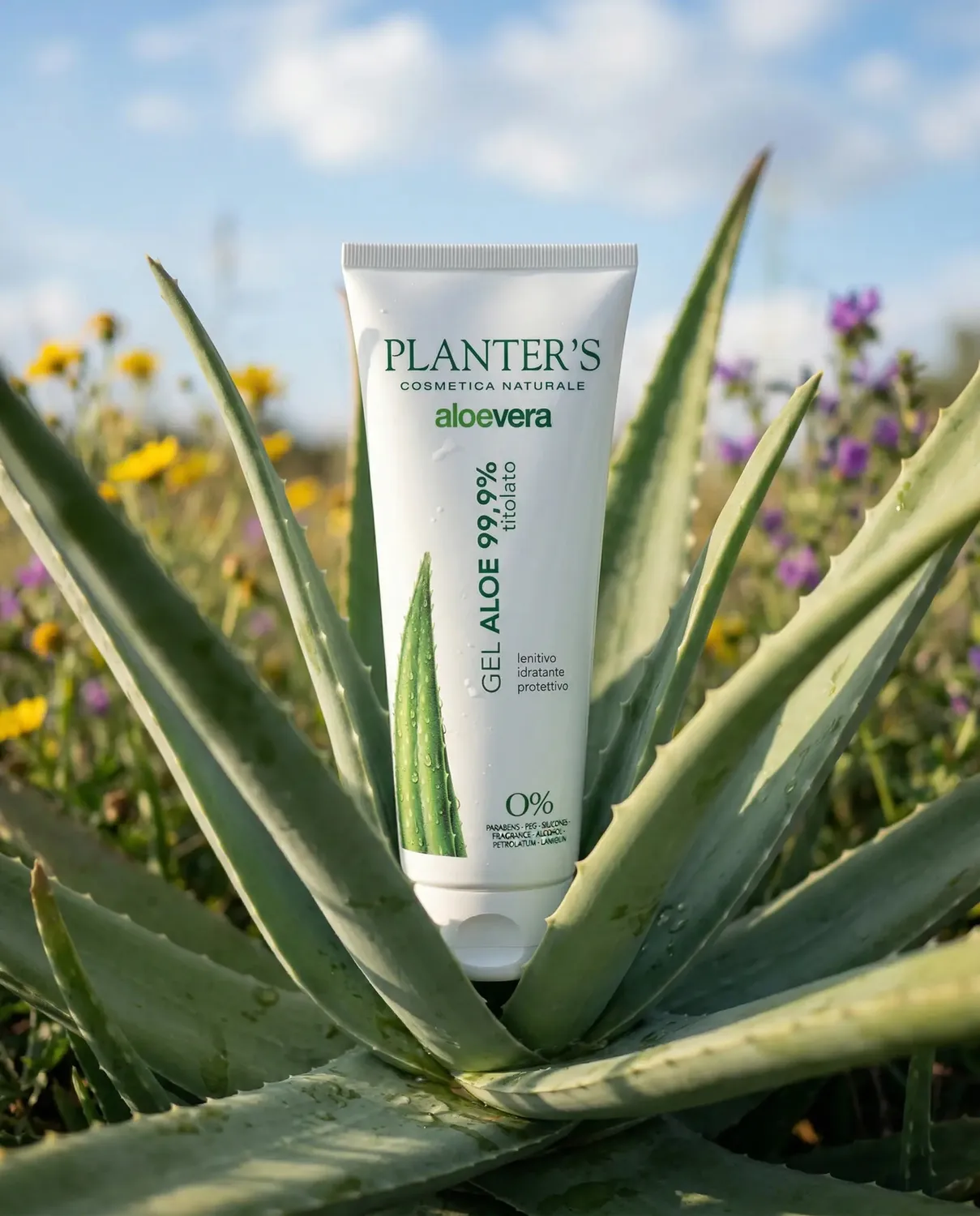 Planter's Aloe Gel Aloe 99,9% Titolato viso corpo lenitivo