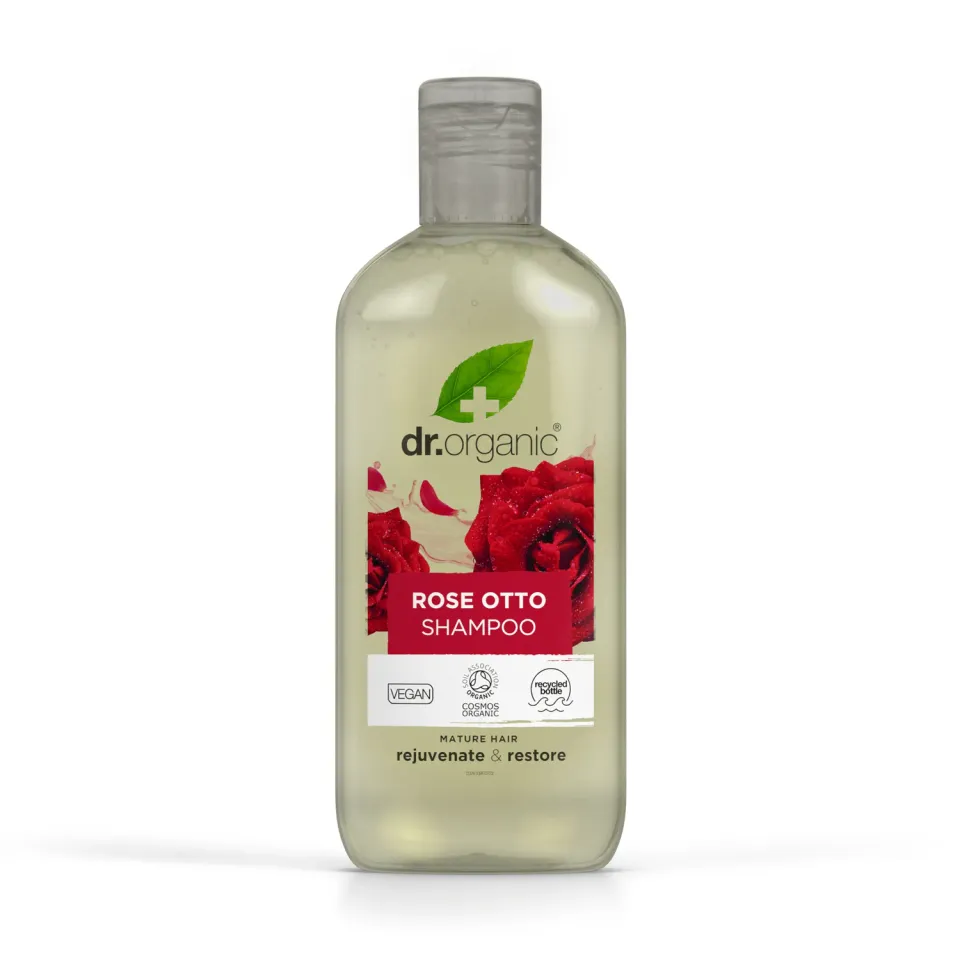 Dr Organic Rose Otto shampoo 265ml rivitalizzante