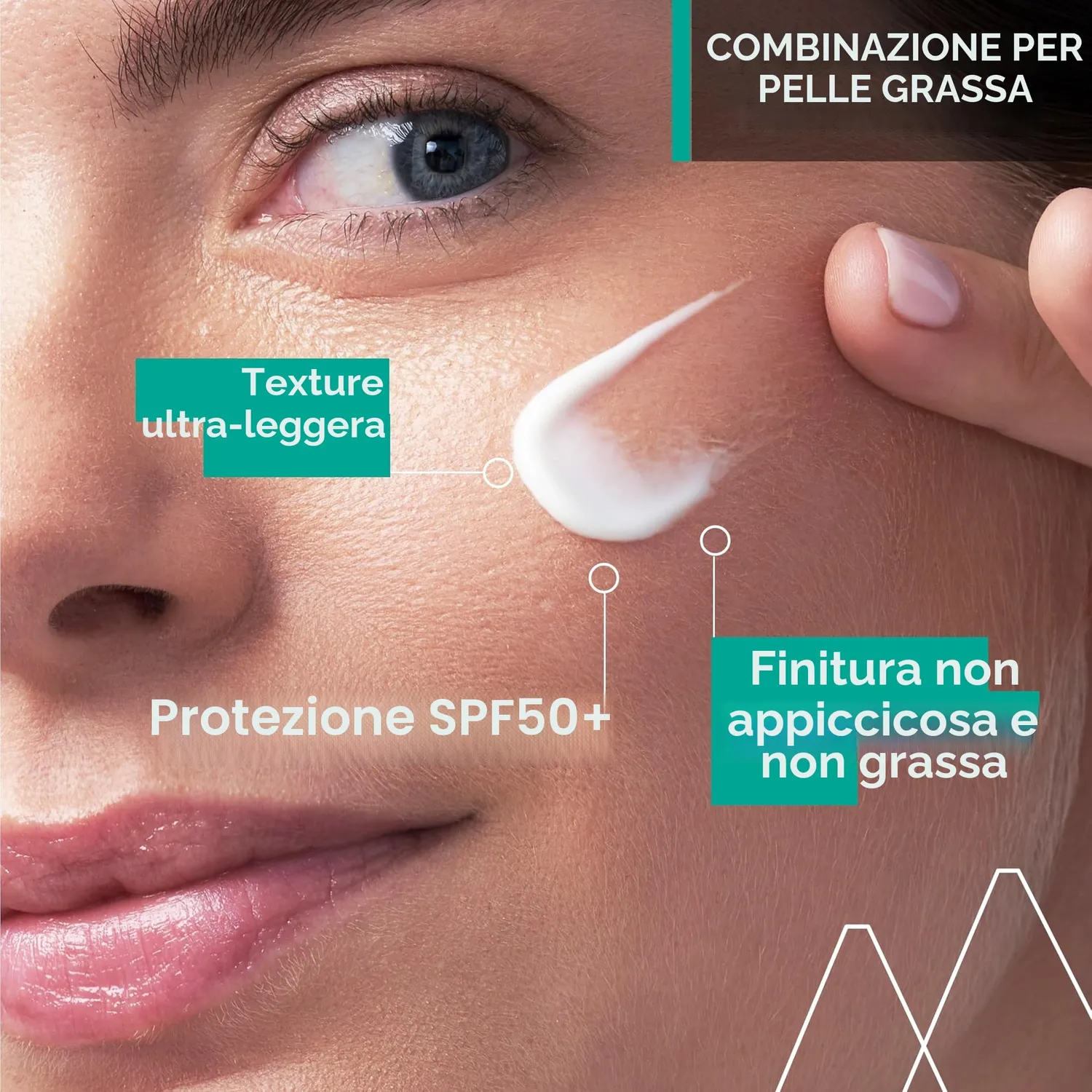 Uriage Hyséac Fluido Opacizzante SPF50+ Sebo