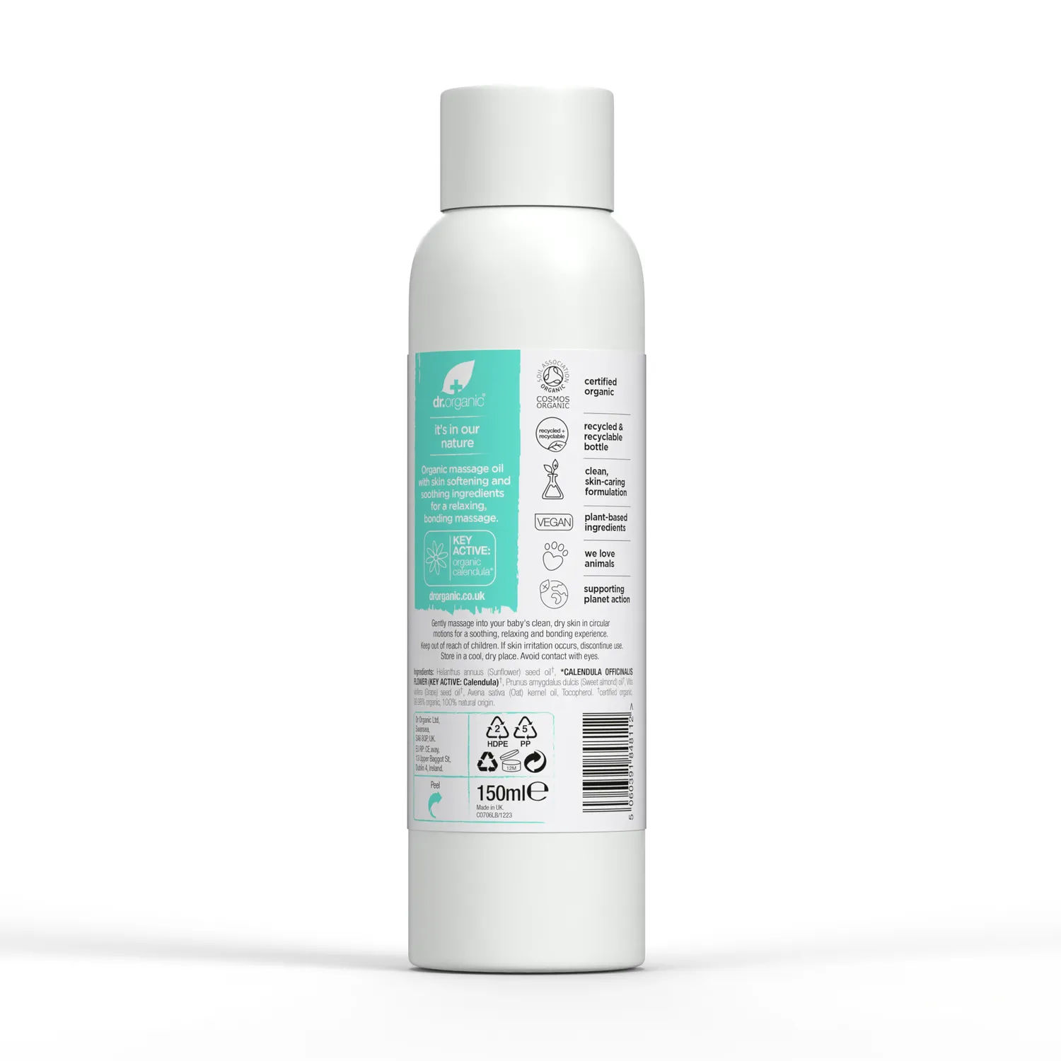 Dr Organic Calendula Baby Balsamo Sederino 35g Lenitivo
