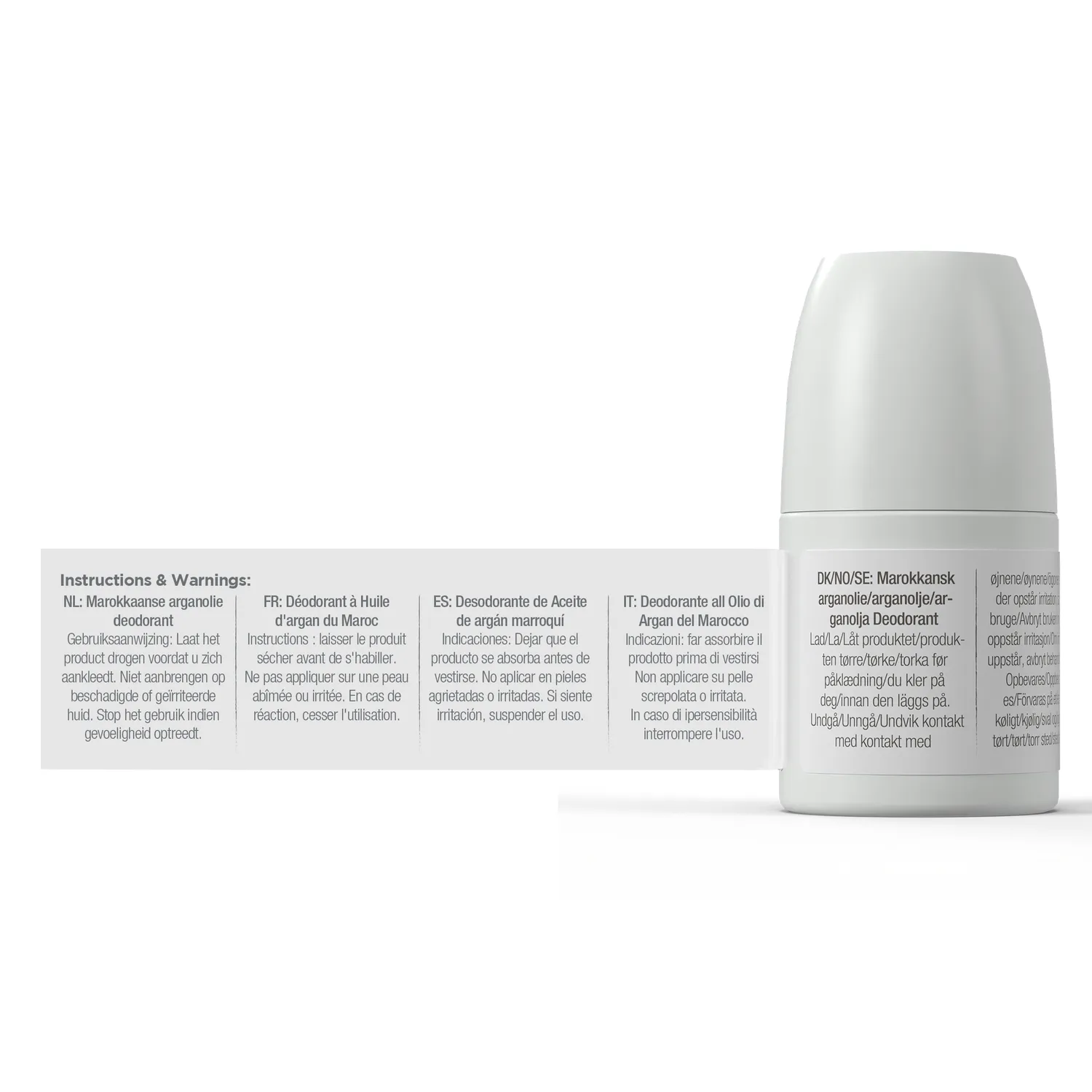 Dr Organic Moroccan Argan Oil Deodorante Roll-On 50 ml senza alluminio
