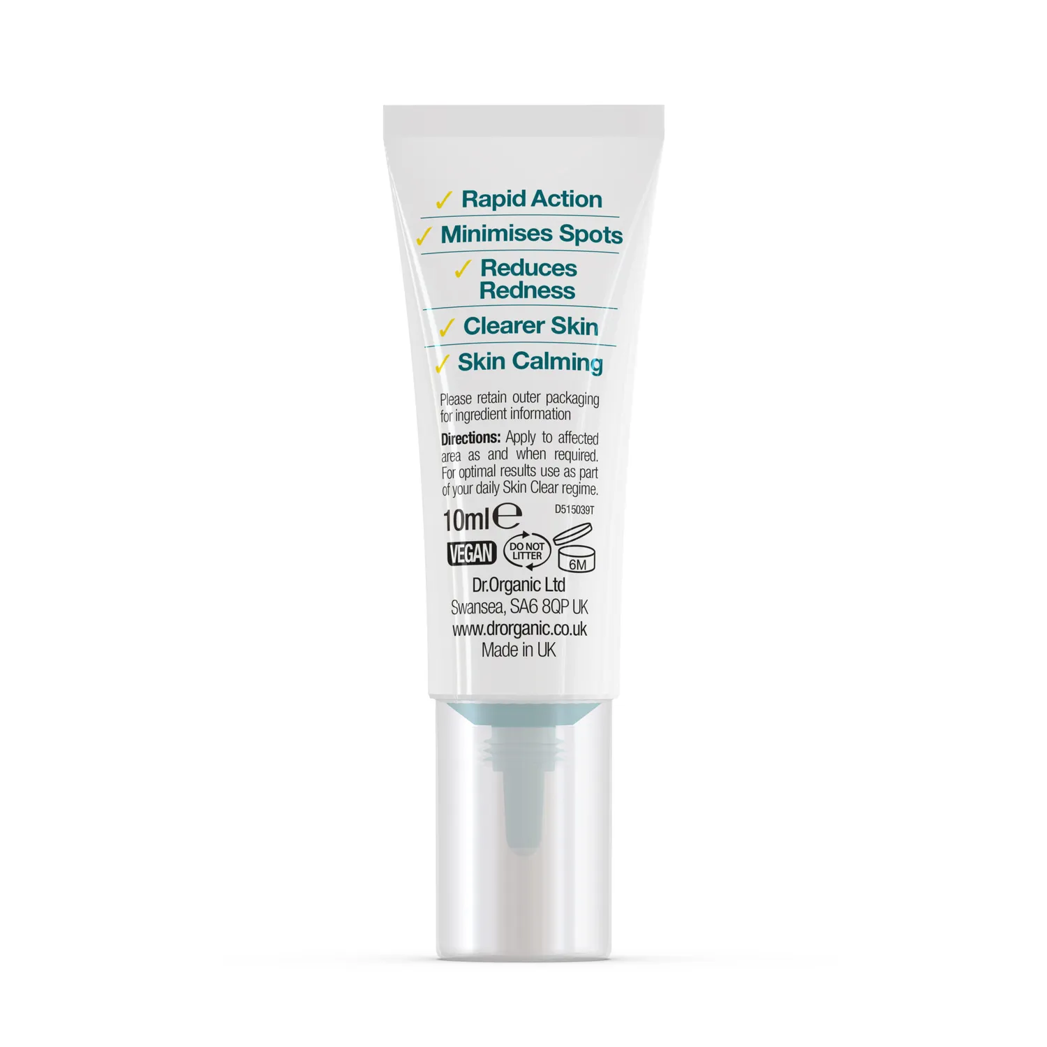 Dr Organic Skin Clear 5 in 1 gel viso 10ml purificante