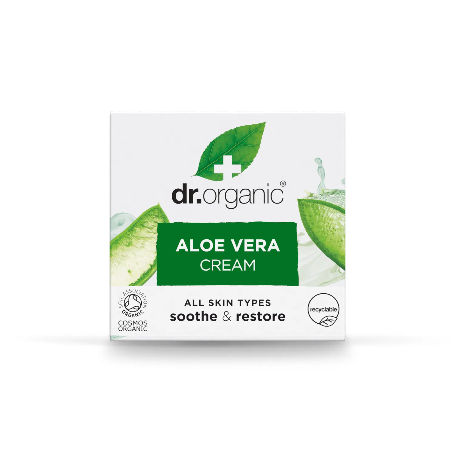 Dr Organic Aloe Vera crema viso 50ml per pelle secca e sensibile