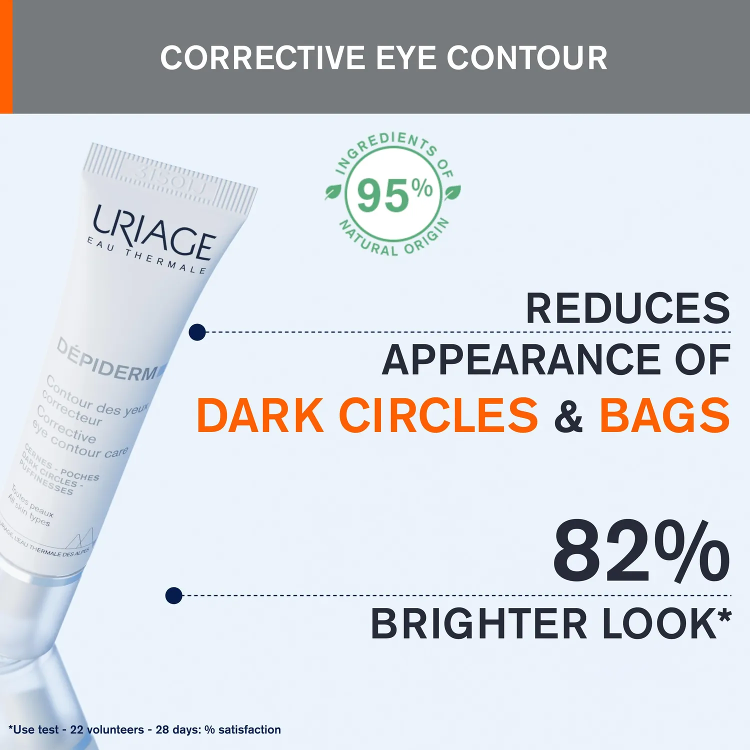 Uriage Dépiderm Contorno Occhi 15 ml Anti Occhiaie