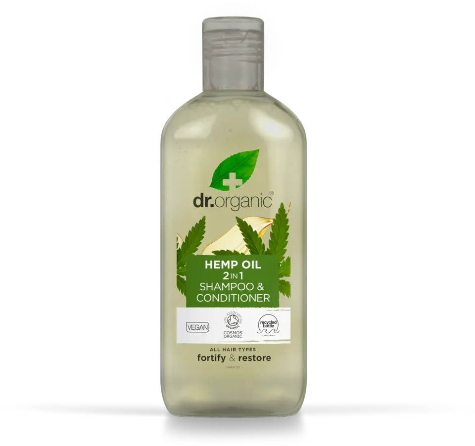 Dr Organic Hemp shampoo balsamo 2in1 265ml canapa