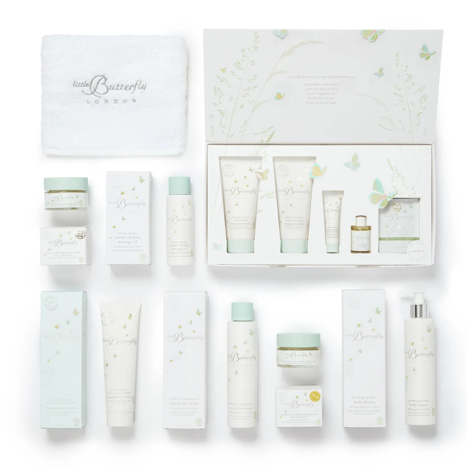 Little Butterfly Celebration Hamper cofanetto medio bio