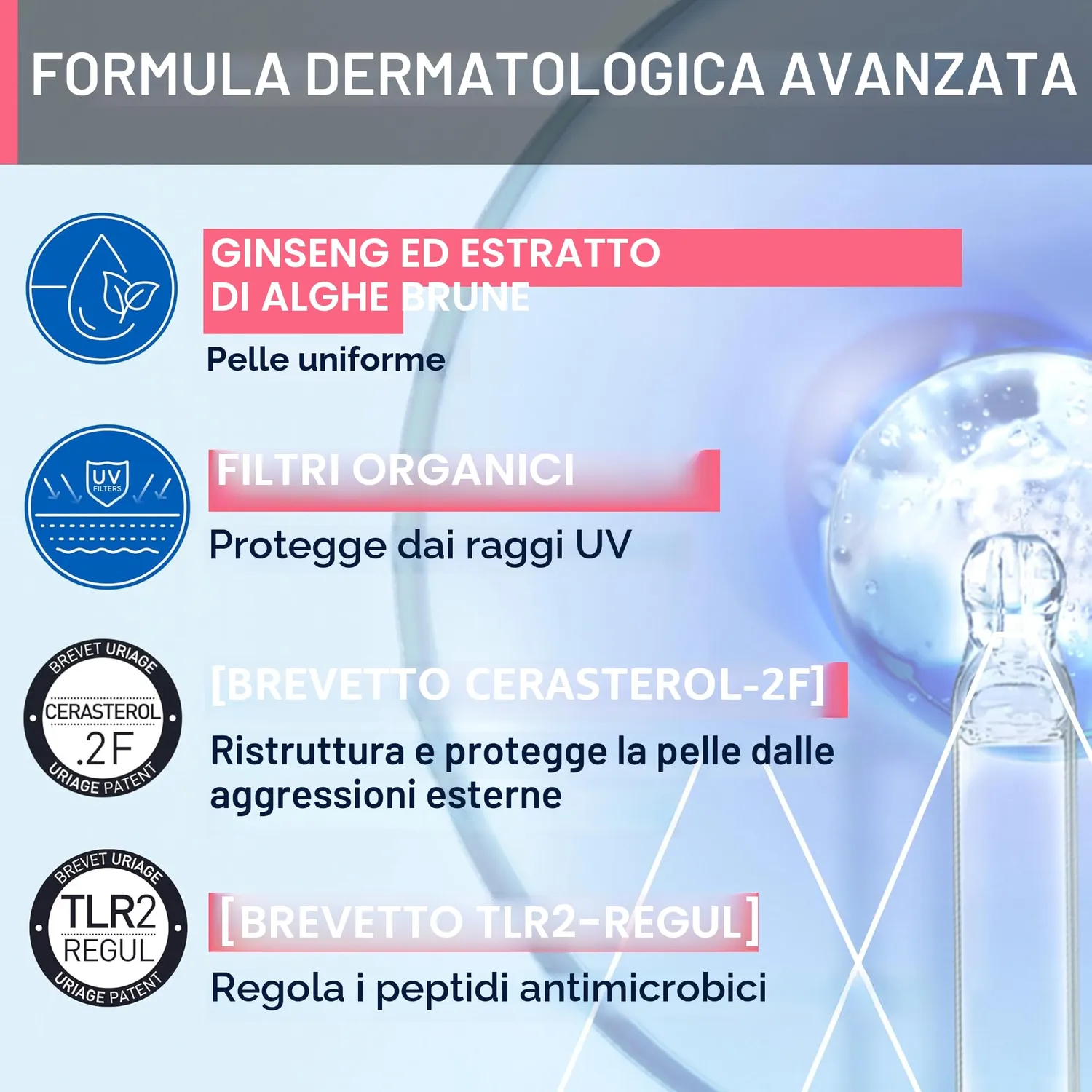 Uriage Roseliane Crema Colorata Chiara SPF50+ 40 ml Rossori