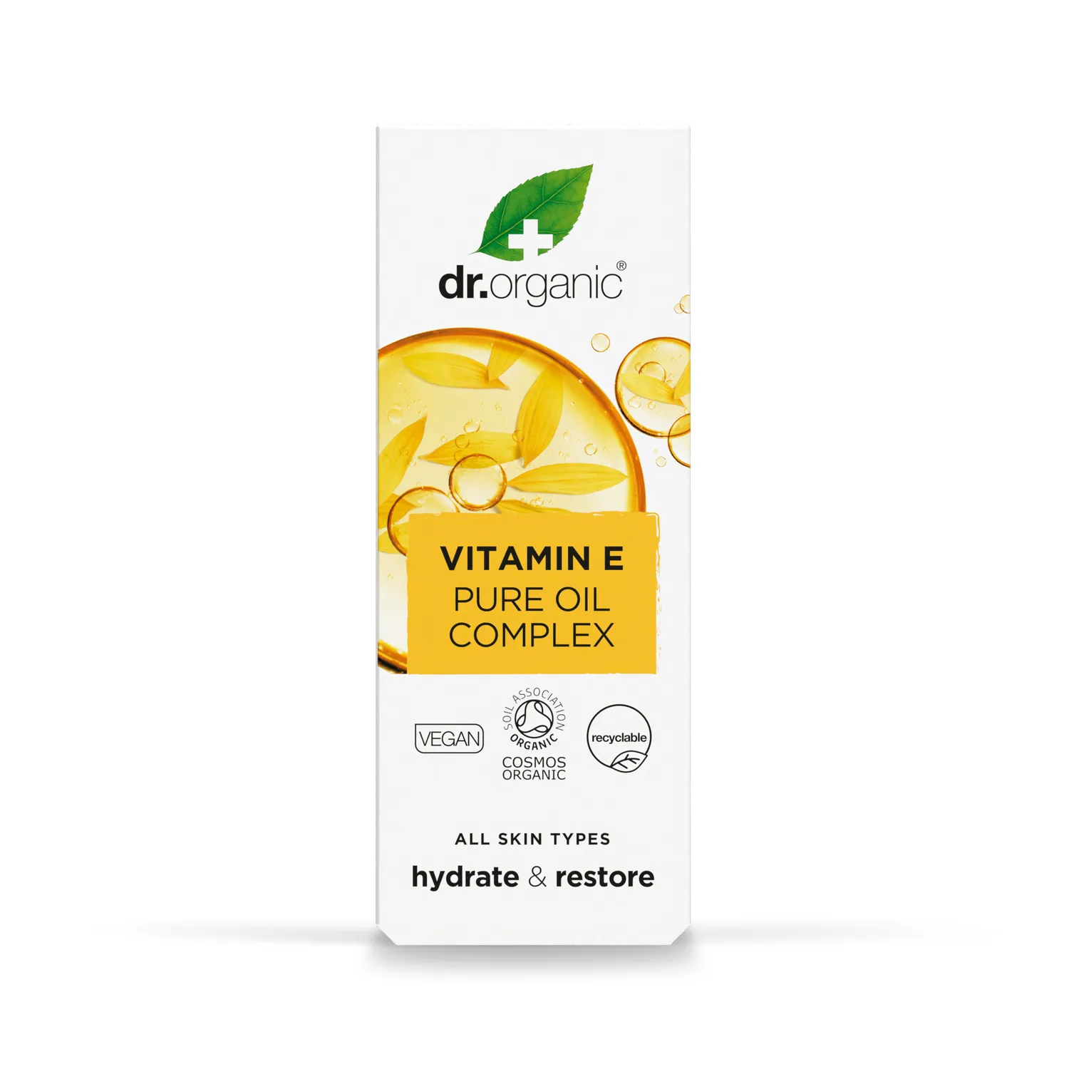 Dr Organic Vitamin E Olio 50ml smagliature e cicatrici
