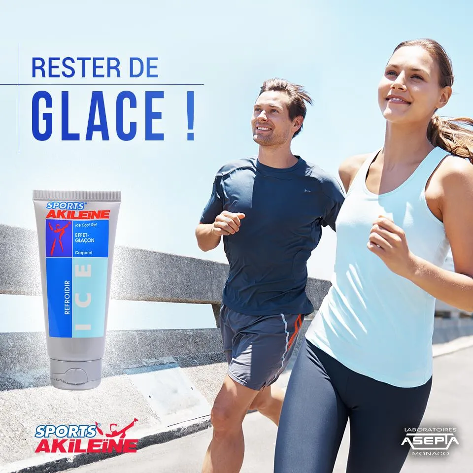 Akileïne Sports Ice Gel gambe e piedi effetto freddo