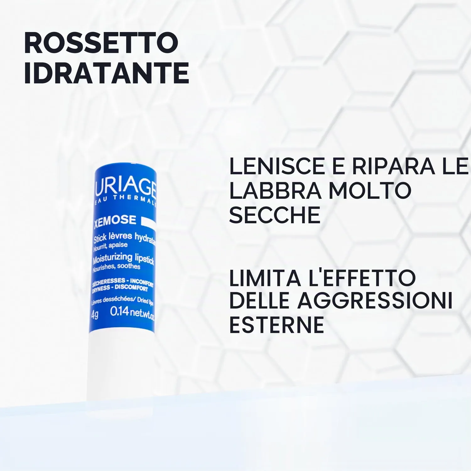 Uriage Xémose Balsamo Labbra Idratante Protettivo