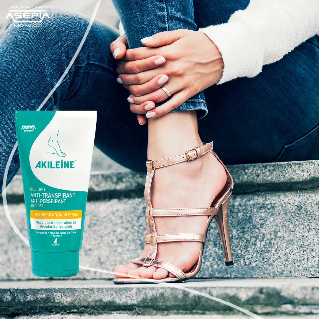 Akileïne Verde Gel Deodorante piedi antitraspirante